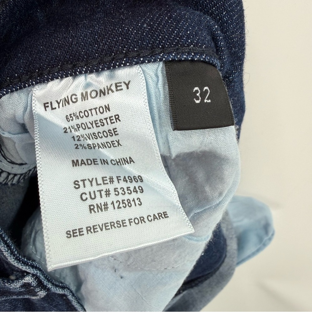 Flying Monkey Split Front High Rise Slim Straight… - image 7